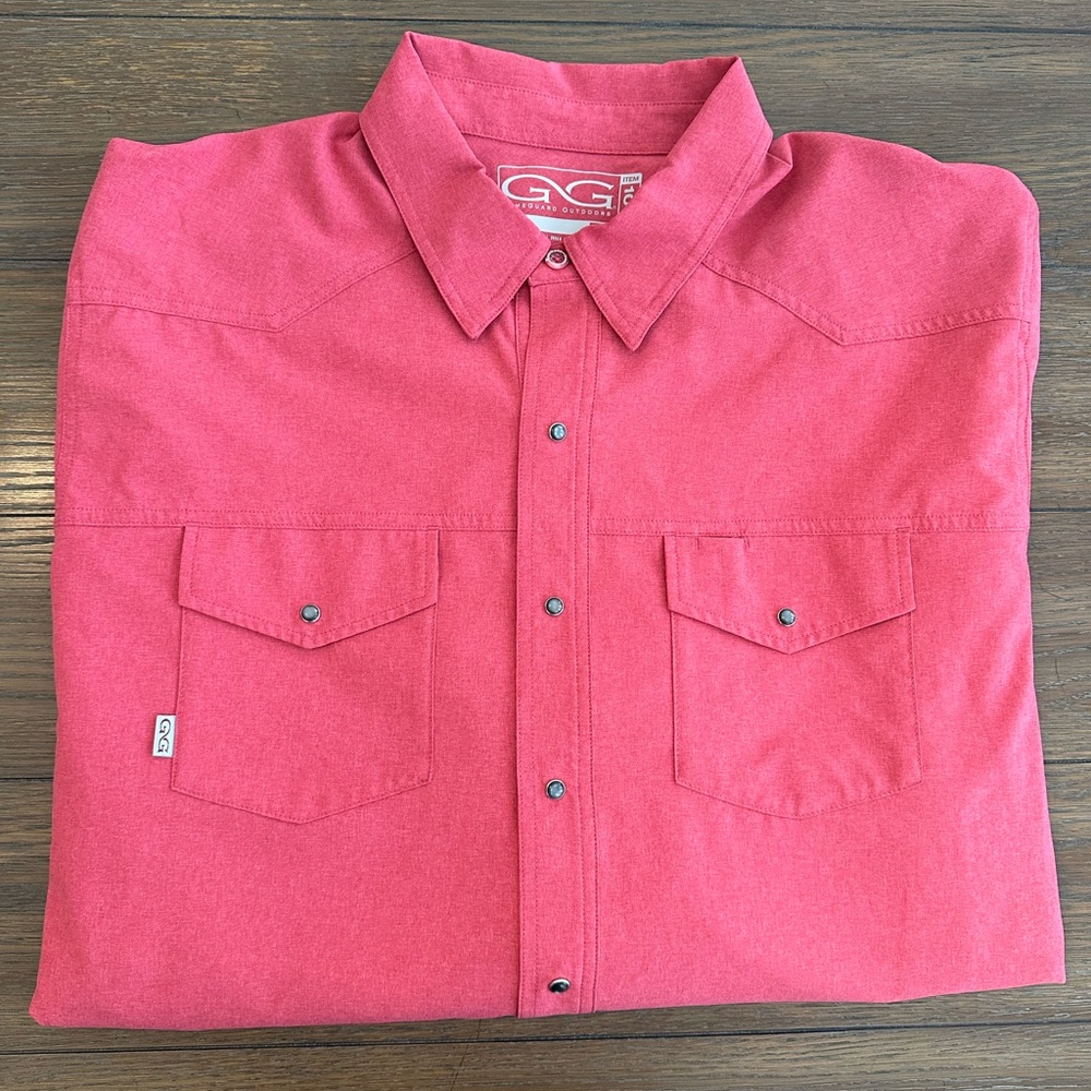 Gameguard Casual‎ Button-Down Shirt for Men Size XXL Great Condition